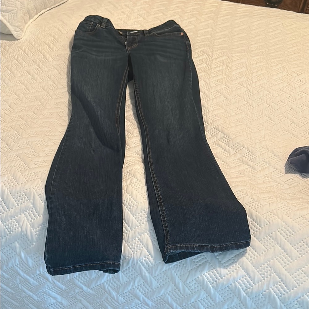 Maurices Dark Blue Flare Jeans
